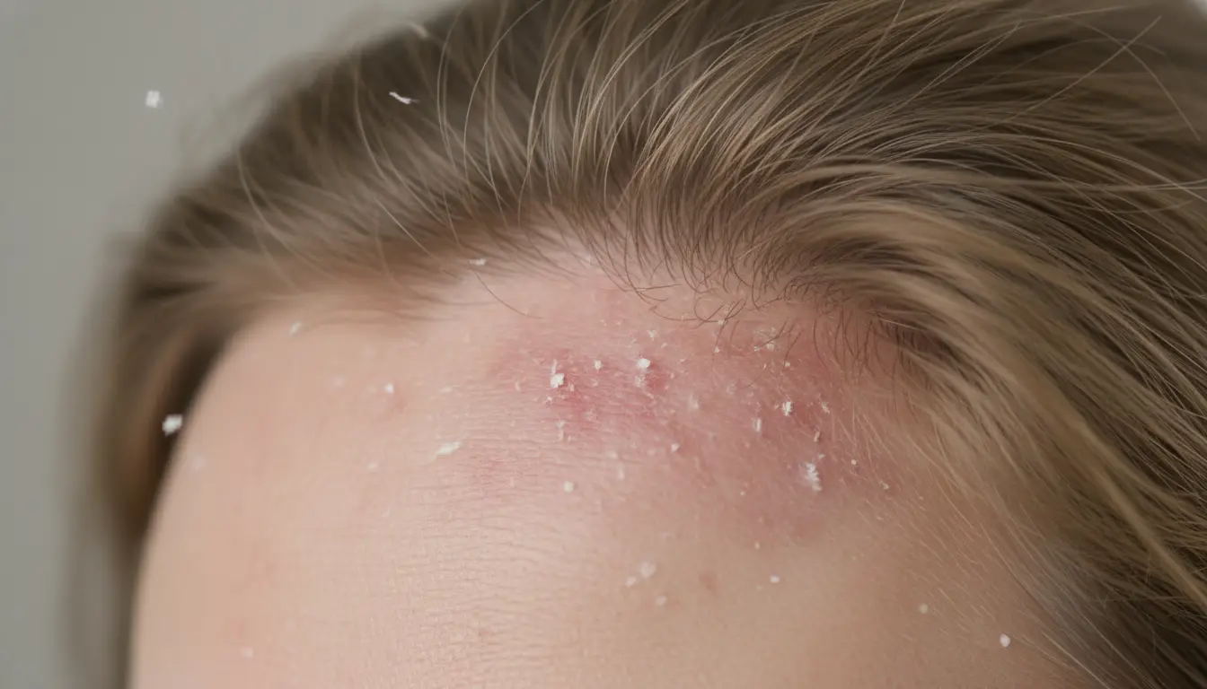 Droge hoofdhuid met schilfers