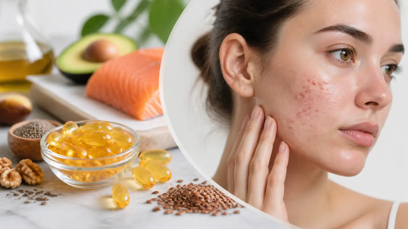 Omega 3 en puistjes